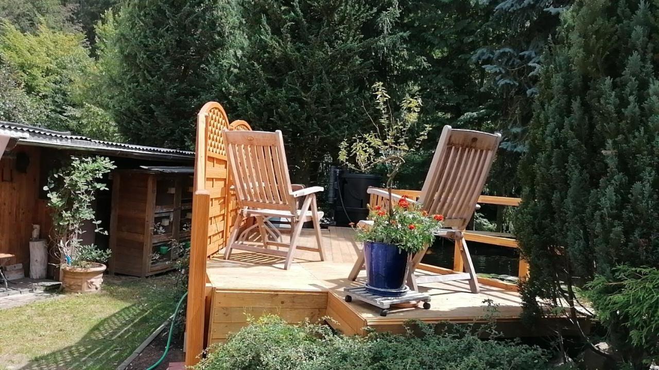 Apartamento Haus Am Waldrand Freital Exterior foto